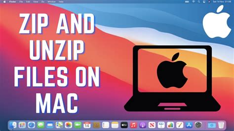 How To Zip And Unzip Filefolder On Mac Youtube