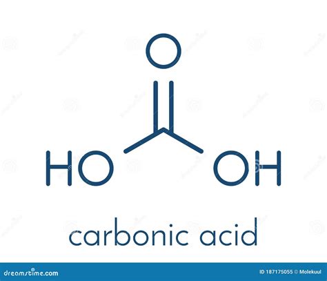 Carbonic Acid Molecule Formed When Carbon Dioxide Is Dissolved In Water Carbonated Water