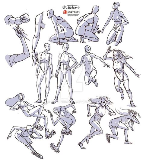 Dynamic Reference Sheets Book Preview By Kibbitzer On Deviantart Drawing Reference Figure