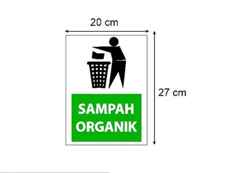 Sampah terbagi menjadi 2 jenis , yaitu sampah organik dan sampah anorganik. Tulisan Tempat Sampah Organik / Stiker Sampah Organik Dan ...
