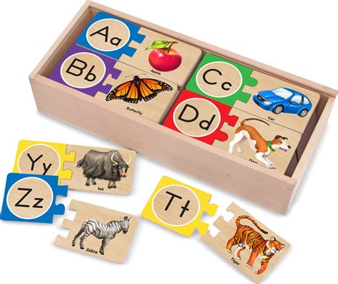 Melissa And Doug Self Correcting Letter Puzzles Timeless Toys Ltd