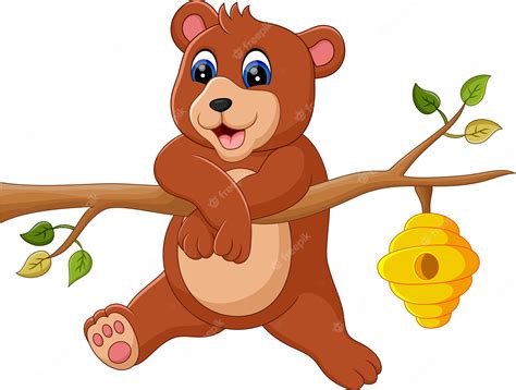 Premium Vector Illustration Of Cute Baby Bear Cartoon