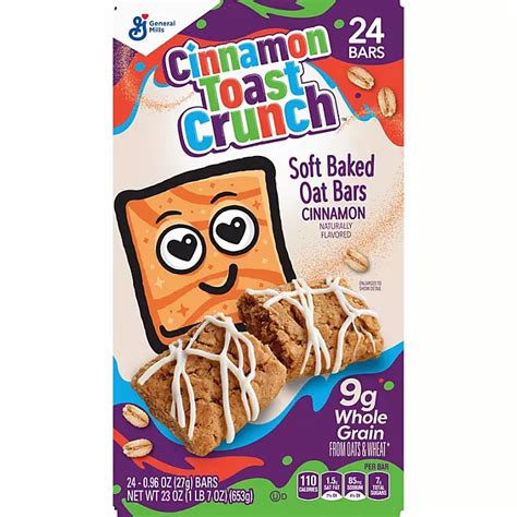 Cinnamon Toast Crunch Soft Baked Oat Bars 24 Pk Sams Club