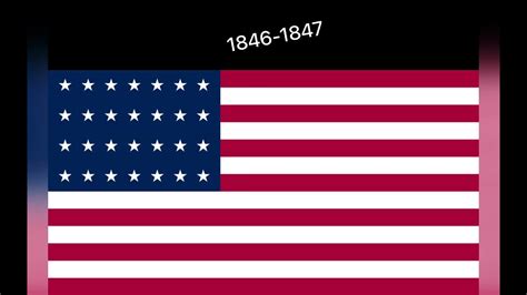 Historical Flags Of The Usa Youtube