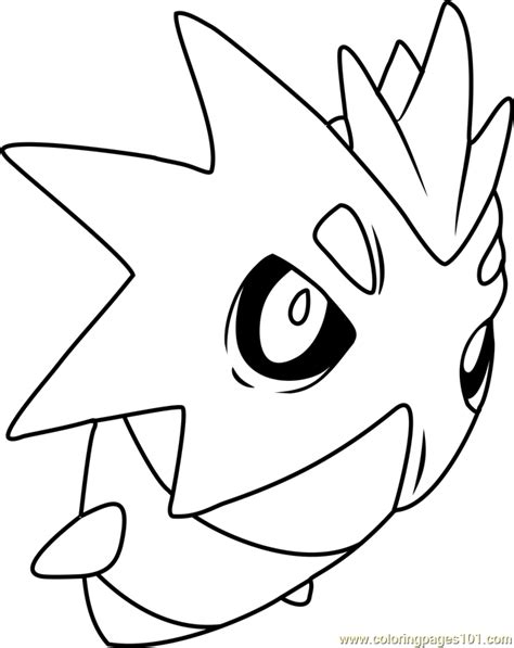 Pupitar Pokemon Coloring Page for Kids - Free Pokemon Printable