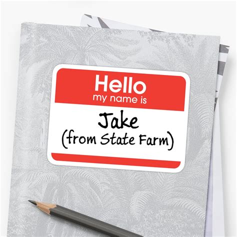 Jake From State Farm Stickers By Marc Bublitz Redbubble