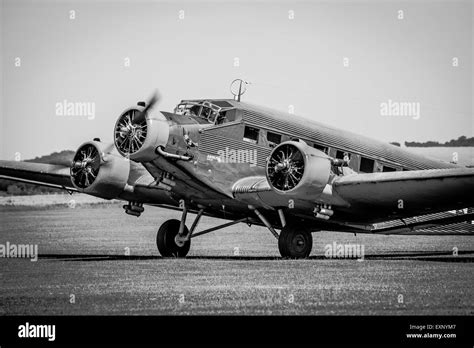 Junkers Ju 52 Aircraft Duxford Black And White Stock Photos And Images