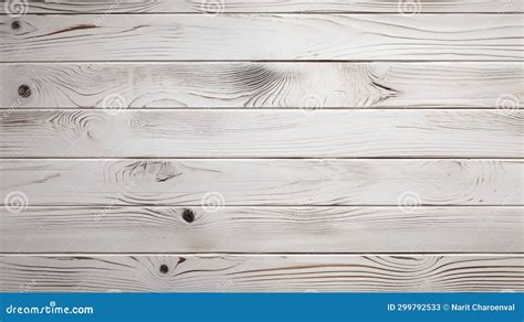 Minimalist Charm: White Wood Palette Background Stock Illustration
