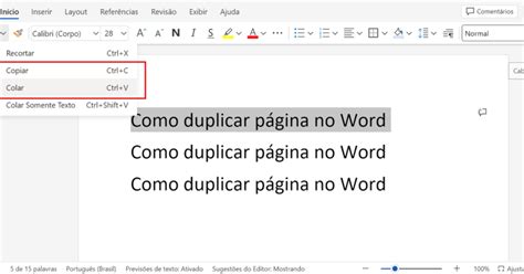 Koka Como Duplicar Uma P Gina No Word