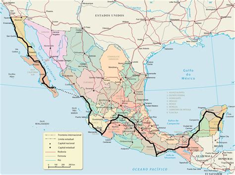 Mapa De De Mexico