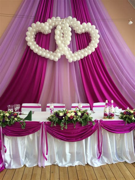 A wide variety of balloon stage decoration options are available to you, such as. Pearl balloon decorations | Chela in 2019 | Wedding scene ...