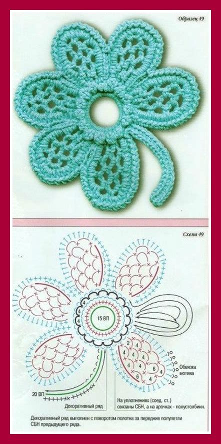 9 Patrones De Flores Al Crochet Diy