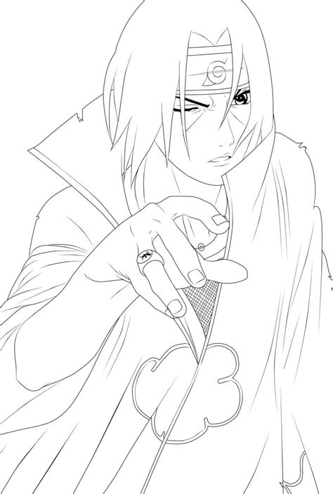 Naruto Itachi Coloring Pages / Kakashi Hatake Coloring Page Free