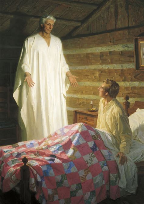 Be faithful with the lips of an angel honey why are you calling me so late. Moroni Appears to Joseph Smith in His Room (The Angel ...