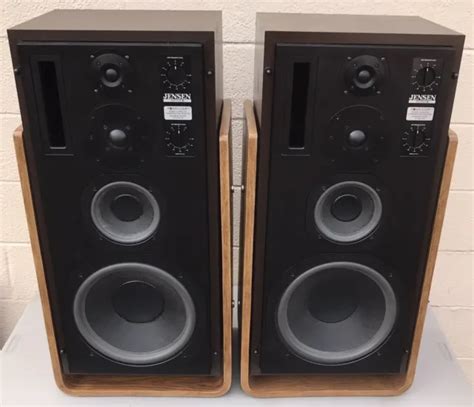 Vintage Pair Of Jensen System B Speaker System Very Good Condition