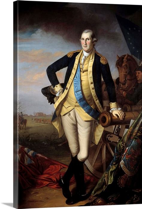 Full Length Portrait Of George Washington Wall Art Canvas Prints