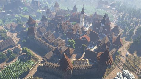 Minecraft Medieval Castle And Village