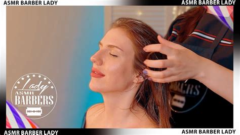 💈 Lets Give Olga A Makeover Together 🤩 Asmr Barber Haircut And Styling Session💈 Youtube