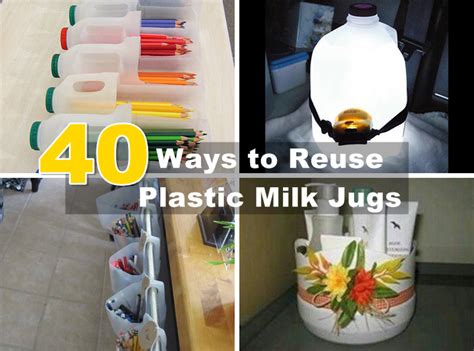 40 Ways To Reuse Plastic Milk Jugs Diy Craft Projects