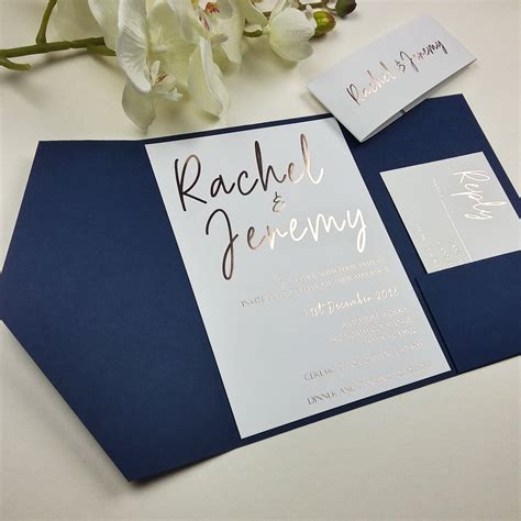 Pocket Folder For Wedding Invitations Invitation Card
