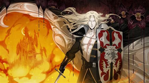 New Promotional Image Of Alucard From The Official Netflix Twitter Rcastlevania