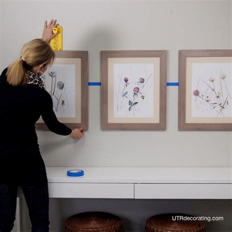 How To Hang Three Pictures Utr Decorating