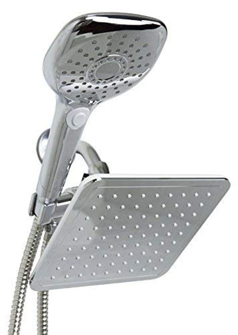 Sunbeam 5 Function Dual Shower Massager With Rainfall Head Set — Deals From Savealoonie