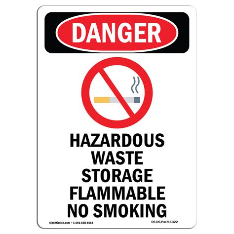 SignMission Hazardous Waste Storage Heavy Duty Sign Or Label Wayfair