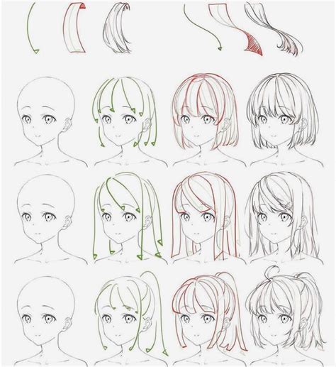 Image Result For How To Draw Anime Hair Manga Drawing Tutorials My Xxx Hot Girl