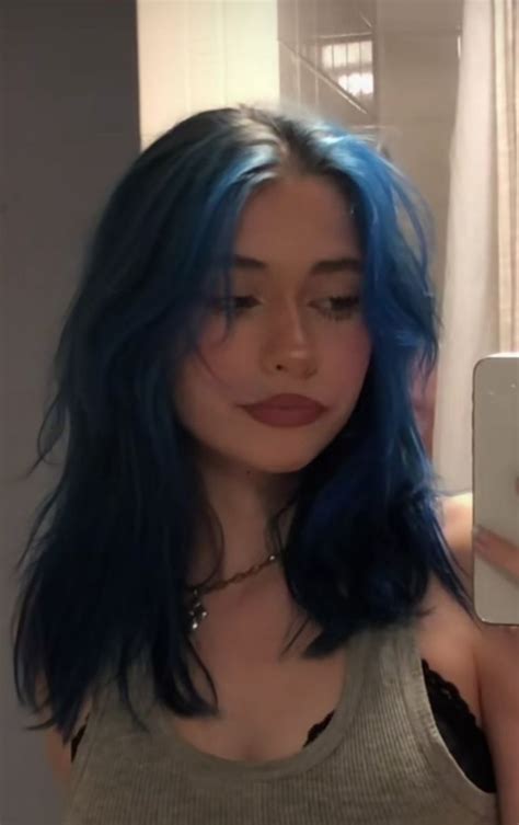 Blue Hair Aesthetic Blue Ombre Hair Blue Hair Hair Inspo Color