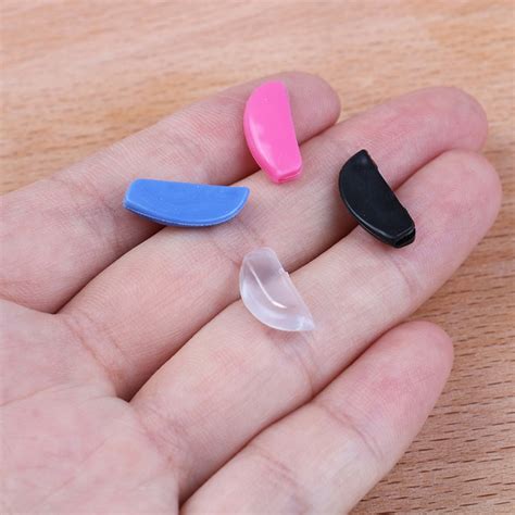 5 Pairsset Anti Slip Silicone Nose Pads For Eyeglasses Glasses Frame