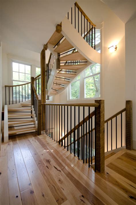 Lake Front Cottage Lake Sunapee Nh Contemporary Staircase Boston