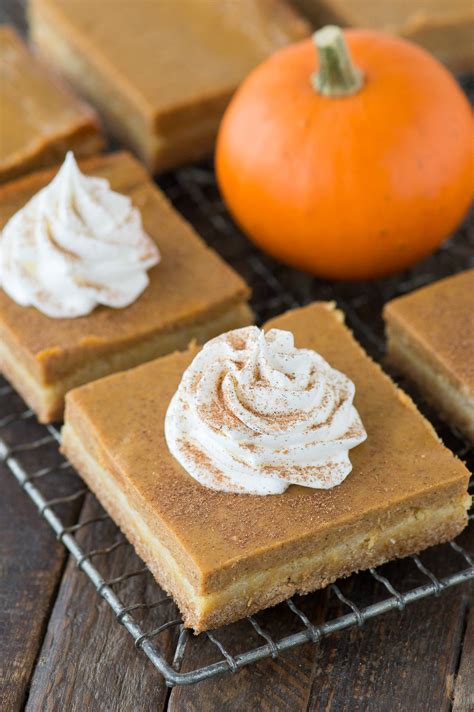Easy Pumpkin Pie Bars 8 Ingredients With Yellow Cake Mix
