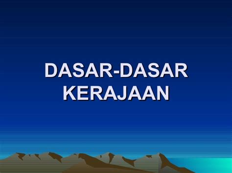 (10) dasar dasar kerajaan malaysia