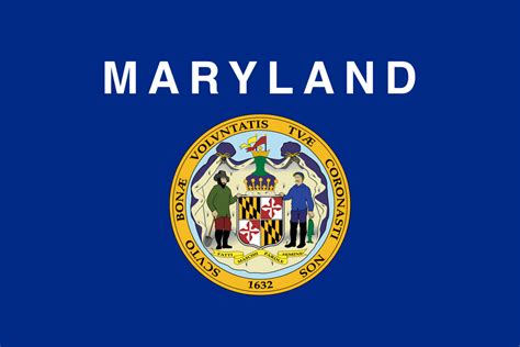 Flag Of Maryland If It Was Designed Like Other Us State Flags
