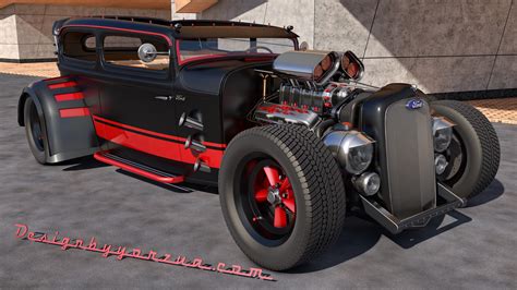 Ford Custom Hot Rod By Samcurry On Deviantart