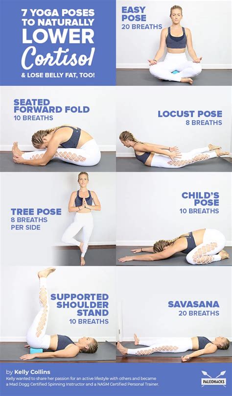 7 Yoga Poses To Naturally Lower Cortisol And Lose Belly Fat Too Zawsa