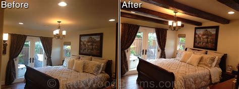 Bedrooms With Open Beam Ceilings Faux Wood Workshop