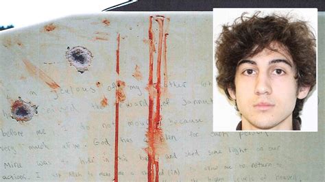 Boston Bomber Trial Sees Blood Stained Note Us News Sky News