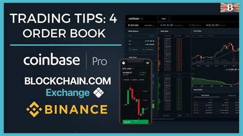 Crypto Trading Tip Order Book Explained Coinbase Pro Blockchain Binance Youtube