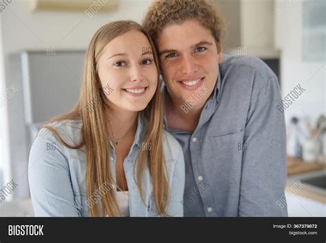 Young Couple Smiling Image And Photo Free Trial Bigstock