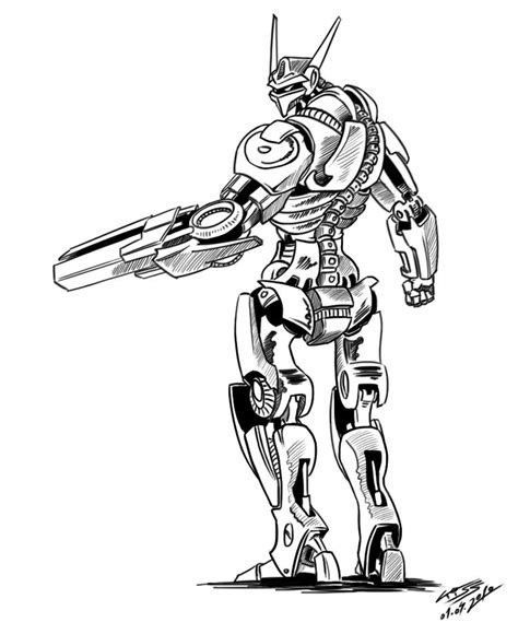 Роботы нарисованные Как нарисовать робота Рисунки роботов шаг за