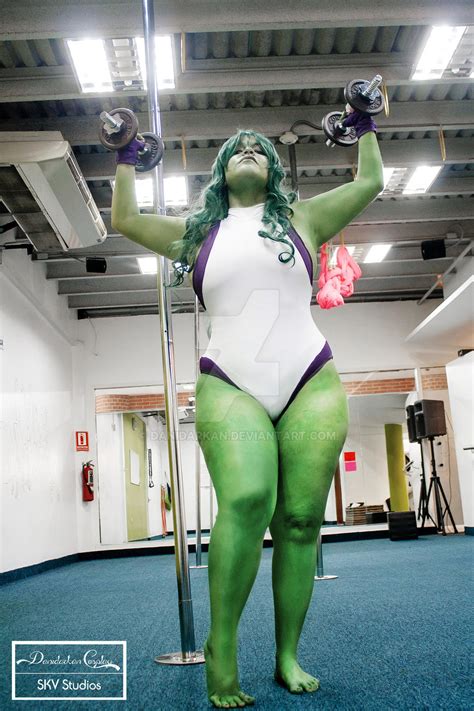She Hulk Cosplay Comission By Danidarkan On Deviantart