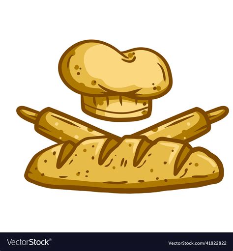 Logo Of Bakery Loaf Of Bread Royalty Free Vector Image