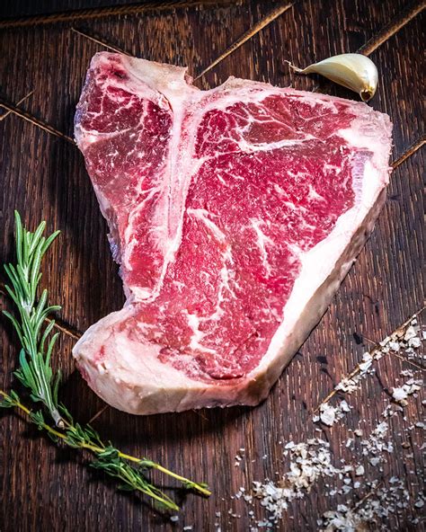 Guaranteed Premium Angus Beef T Bone Steak 14oz Miz En Place
