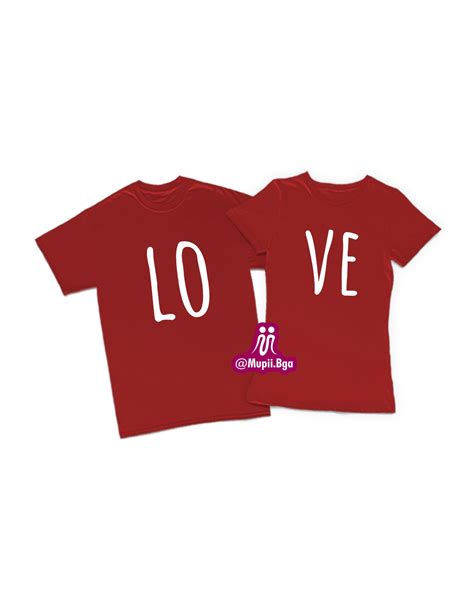 Camisetas Para Parejas Personalizadas Love