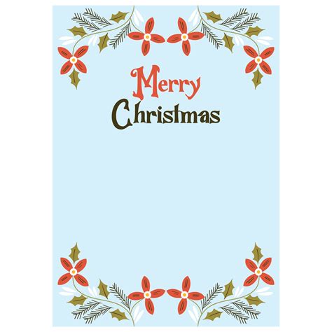 10 Best Christmas Cards Front And Back Printable For Teachers Pdf For