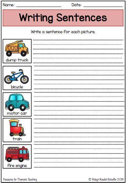 Language arts skills testing and assessment for 4th grade. Transport Themed English Language arts pack for grade 2 ...