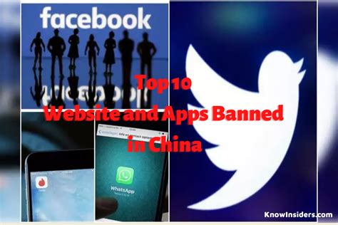 Top 10 Websites And Apps Banned In China Knowinsiders