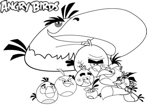 Angry Birds Perfectos Para Colorear Imprimir E Dibujar Coloringonlycom
